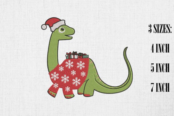 Cute Dinosaur in Christmas Sweater Review