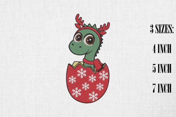 Cute Dinosaur in the Christmas Egg Review