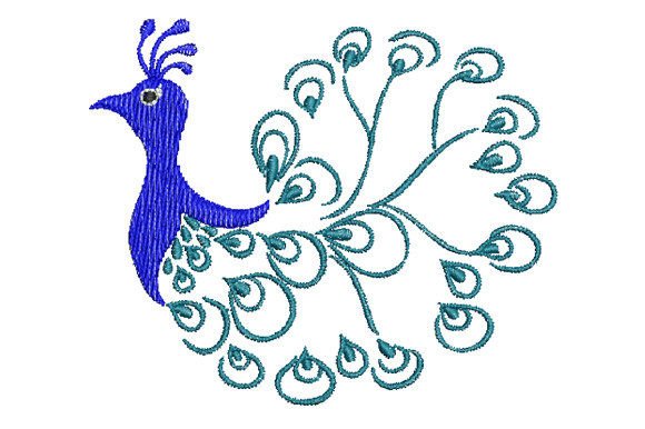 Review: Beautiful Peacock s Tail Embroidery Design