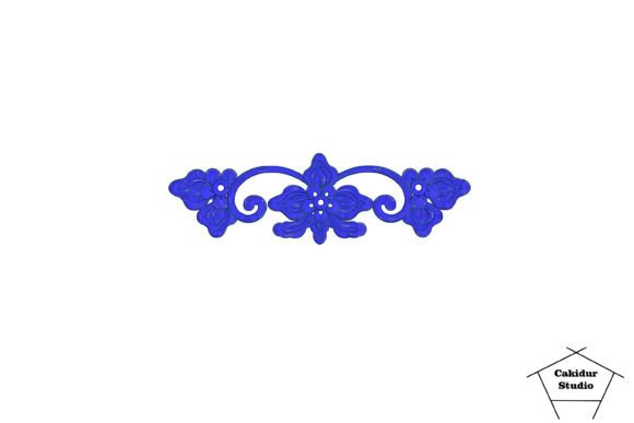 Review: Blue Floral Ornament for Craft Fairs