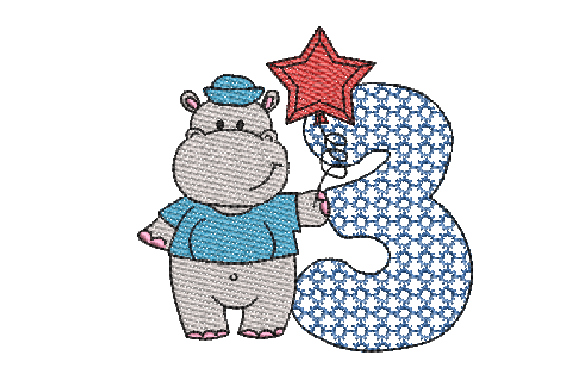 Review: Number 3 Cute Hippo for Boutique Apparel